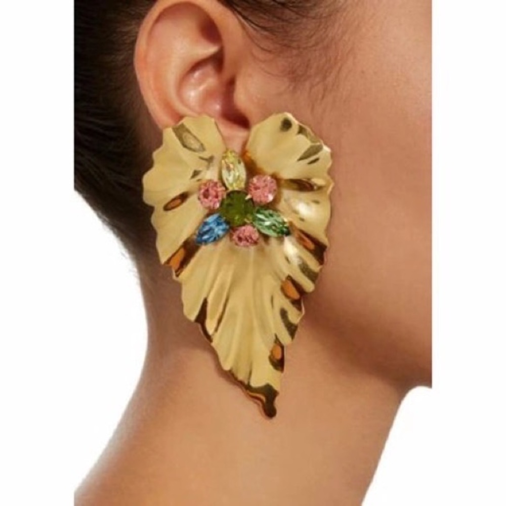 Gold plated earring